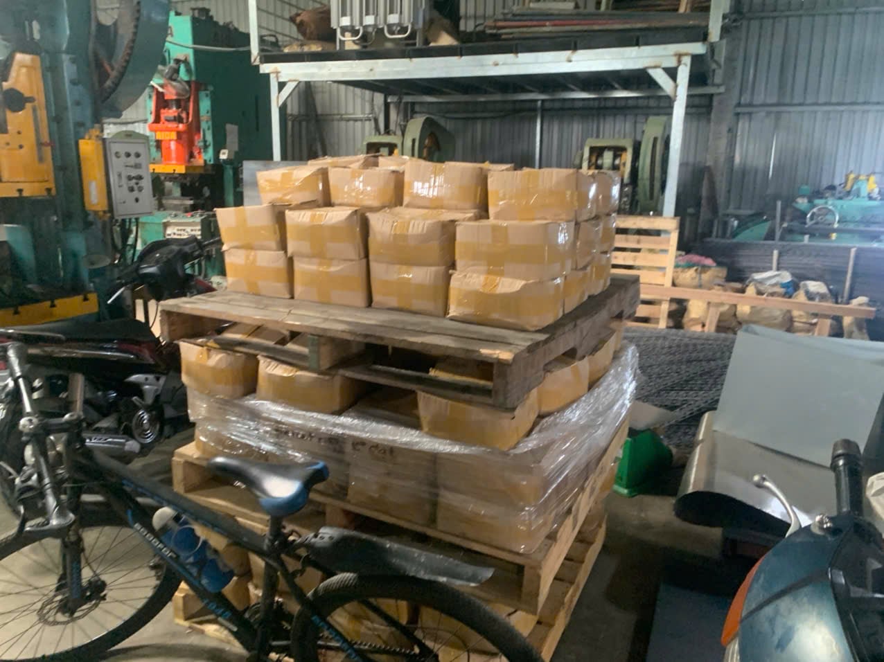 Product storage area